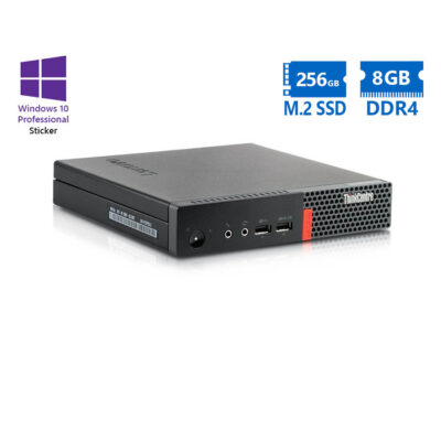 Lenovo ThinkCentre M710q Tiny i5-7500T/8GB DDR4/256GB M.2 SSD/No ODD/10P Grade A