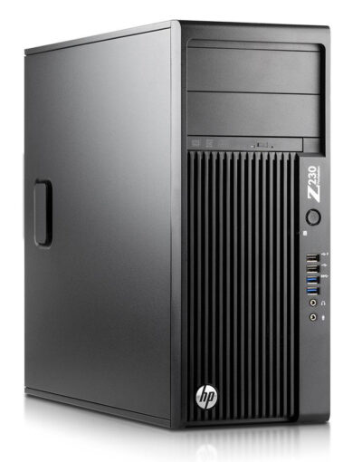 HP WorkStation Z230 MT, Refurbished Grade A Repainted, i5-4590, 16/256GB SSD, DVD-RW, K600, FreeDOS