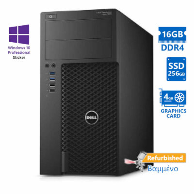 Dell Precision 3620 Tower i7-7700/16GB DDR4/256GB SSD/No ODD/Nvidia 4GB/10P Grade A+ Workstation Ref