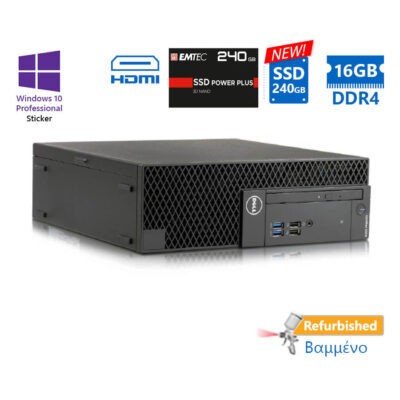 Dell 3050 SFF i5-7500/16GB DDR4/240GB SSD New/DVD/10P Grade A+