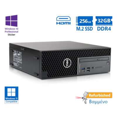 Dell Precision 3430 SFF i7-8700/32GB DDR4/256GB M.2 SSD/No ODD/10P Grade A+ Workstation ed