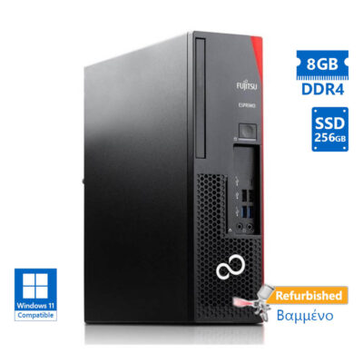 Fujitsu D738 SFF i5-8600/8GB DDR4/256GB SSD/DVD/Grade A+