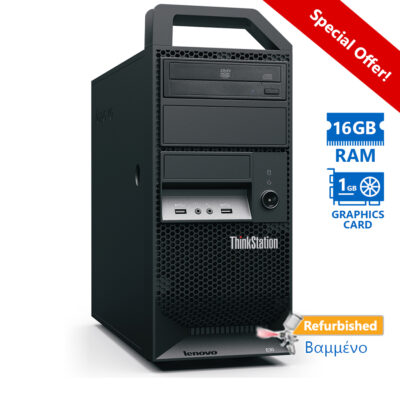 Lenovo Thinkstation E31 Tower Xeon E3-1220v2/16GB DDR3/500GB/Nvidia 1GB/DVD/7P Grade A+ Workstation