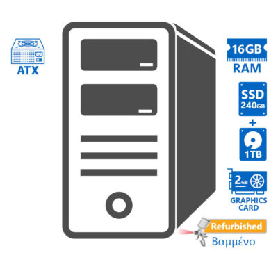 OEM Tower i7-4790K/16GB DDR3/240GB SSD & 1TB/DVD/Nvidia 2GB/Grade A+
