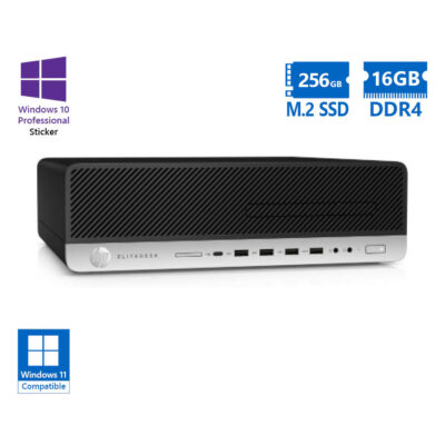 HP 800G4 SFF i5-8500/16GB DDR4/256GB M.2 SSD/No ODD/10P Grade A