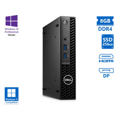 Dell (A-) Optiplex 3000 DM i5-12500T/8GB DDR4/256GB SSD/No ODD/10P Grade A-