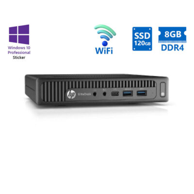 HP EliteDesk 800G2 DM WiFi i5-6500T/8GB DDR4/120GB SSD/No ODD/10P Grade A