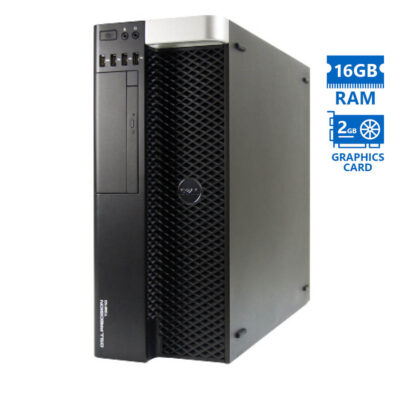 Dell Precision T3610 Tower Xeon E5-1620v2(4-Cores)/16GB DDR3/500GB/Nvidia 2GB/DVD/8P Grade A Worksta