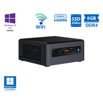 Intel NUC8I7BEH NUC WiFi i7-8559U/8GB DDR4/240GB SSD/No ODD/10IoT Grade A