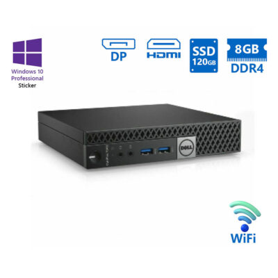 Dell Optiplex 7040 DM WiFi i5-6600T/8GB DDR4/120GB SSD/No ODD/10P Grade A