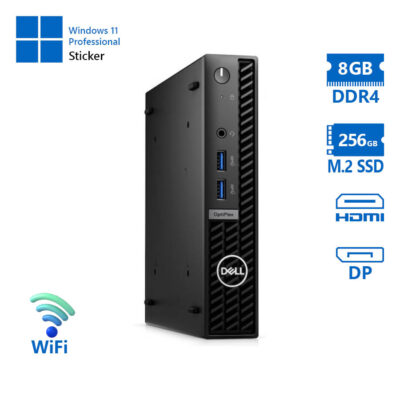 Dell Optiplex Micro 7010 DM WiFi i5-13500T/8GB DDR4/256GB M.2 SSD/No ODD/11P Grade A