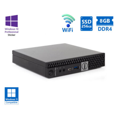 Dell Optiplex 7060 DM WiFi i5-8500T/8GB DDR4/256GB SSD/No ODD/10P Grade A