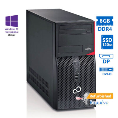 Fujitsu P556 Tower i5-6400/8GB DDR4/120GB SSD/DVD/10P Grade A+