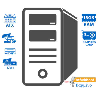 OEM Tower i5-4440/16GB DDR3/1TB/Nvidia 3GB/No ODD/Grade A+