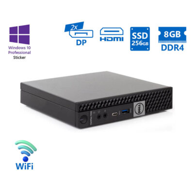 Dell Optiplex 7050 DM WiFi i5-6600/8GB DDR4/256GB SSD/No ODD/10P Grade A