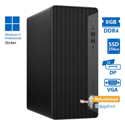HP EliteDesk 800G6 Tower i5-10600/8GB DDR4/256GB SSD/No ODD/11P Grade A+