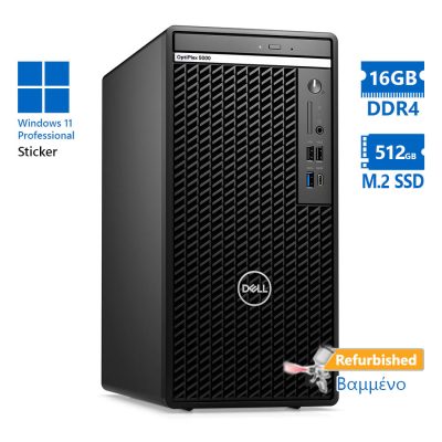 Dell 5000 Tower i5-12500/16GB DDR4/512GB M.2 SSD/No ODD/11P Grade A+