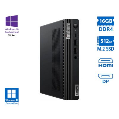 Lenovo ThinkCentre M90q Tiny i5-10500/16GB DDR4/512GB M.2 SSD/No ODD/10P Grade A