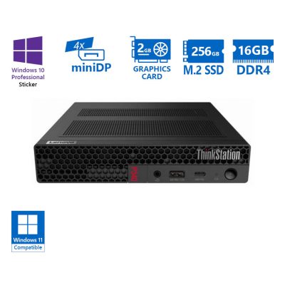 Lenovo Thinkstation P340 Tiny i5-10400T/16GB DDR4/256GB M.2 SSD/Nvidia 2GB/No ODD/10P Grade A Workst