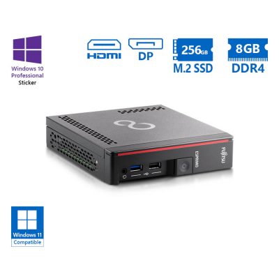 Fujitsu G558 Tiny i5-9400T/8GB DDR4/256GB M.2 SSD/No ODD/10P Grade A