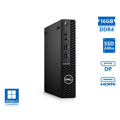 Dell Optiplex 3080 DM i3-10100T/16GB DDR4/240GB SSD/No ODD/Grade A