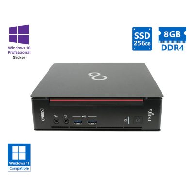 Fujitsu Esprimo Q558 USFF i7-8700T/8GB DDR4/256GB SSD/No ODD/10P Grade A
