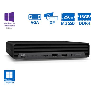HP EliteDesk 800G6 DM i5-10500/16GB DDR4/256GB M.2 SSD/No ODD/Grade A