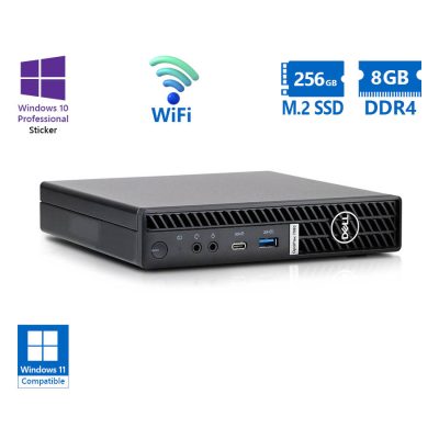 Dell Optiplex 7080 DM WiFi i5-10500T/8GB DDR4/256GB M.2 SSD/No ODD/10P Grade A