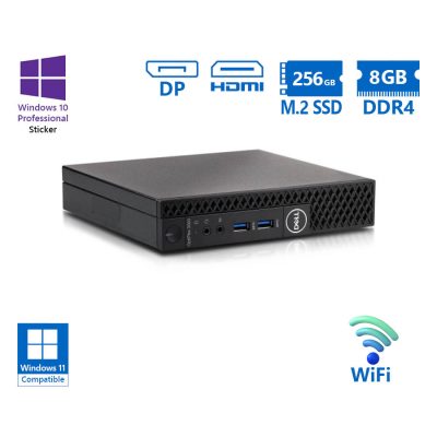 Dell Optiplex 3060 DM WiFi i5-8500T/8GB DDR4/256GB M.2 SSD/No ODD/10P Grade A