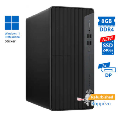 HP EliteDesk 800G6 Tower i5-10500/8GB DDR4/240GB SSD New/No ODD/11P Grade A+